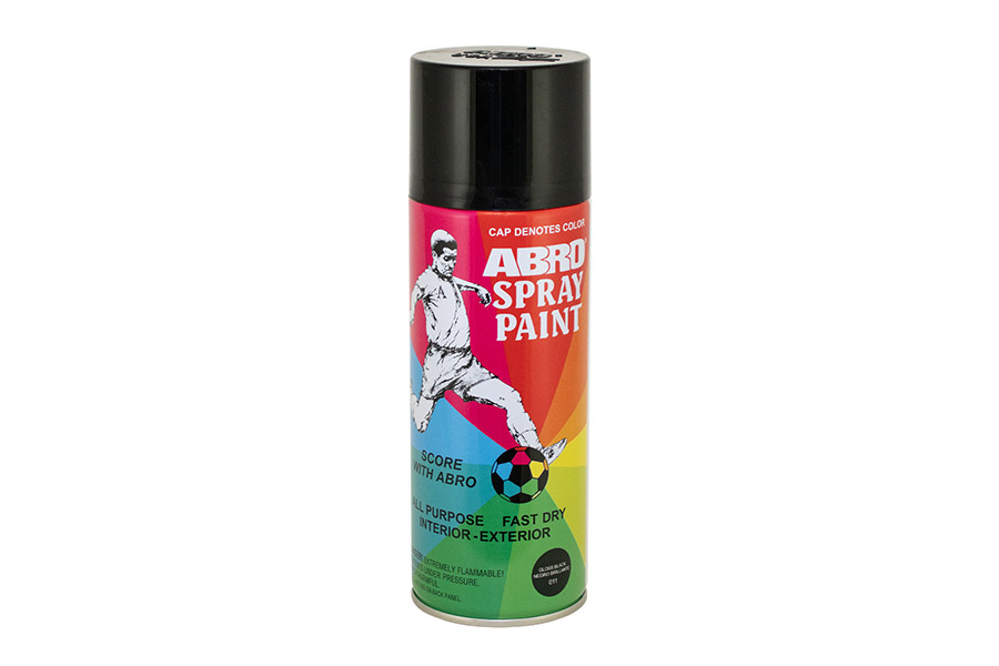 Pintura en Spray Negro Mate, ABRO