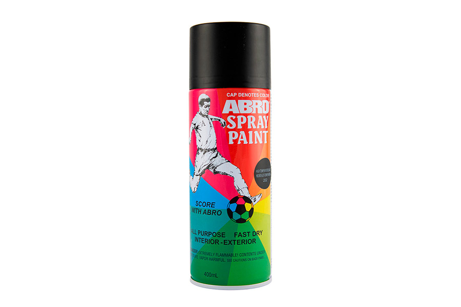 Pintura en Spray Negro Alta Temperatura, ABRO