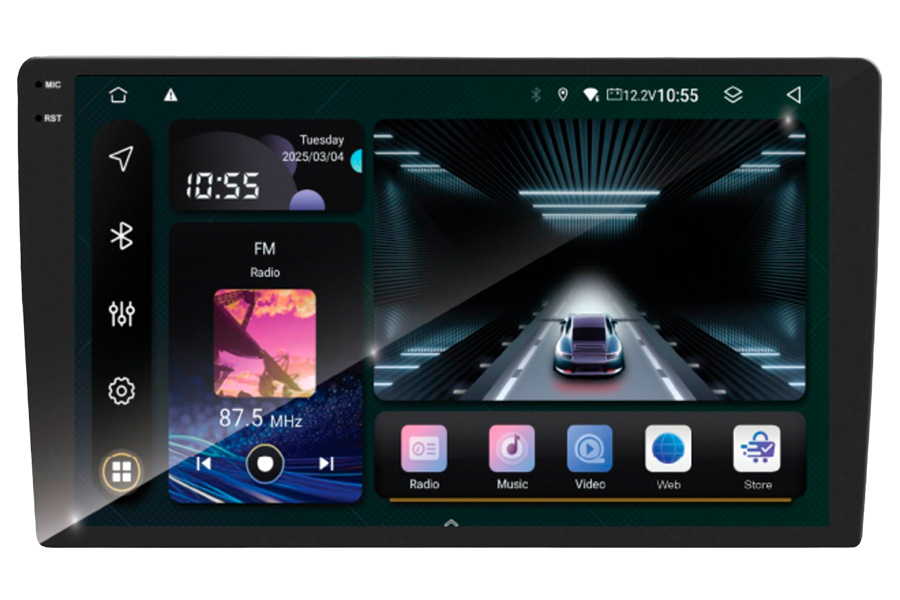 Radio con Pantalla, 9 Pulgadas, HF AUDIO