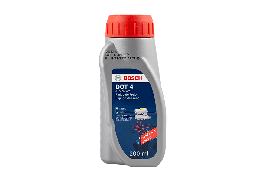 L&iacute;quido de Frenos DOT4, 200 ML, BOSCH