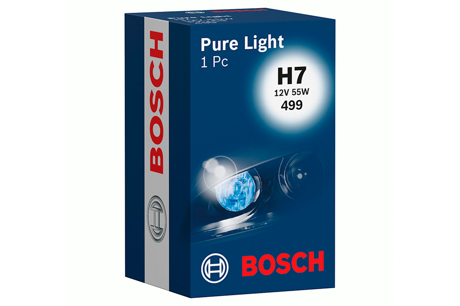 Bombillo H7 55W, BOSCH