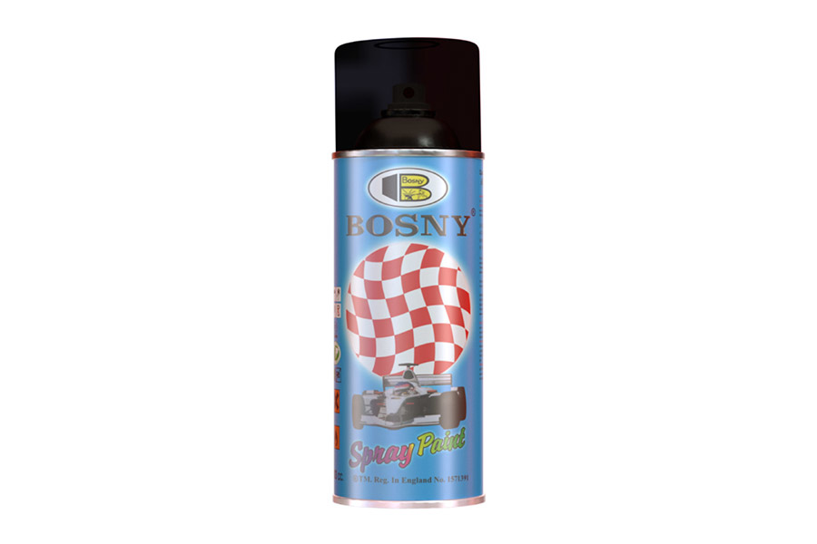 Pintura Negra Transparente 400ml, BOSNY