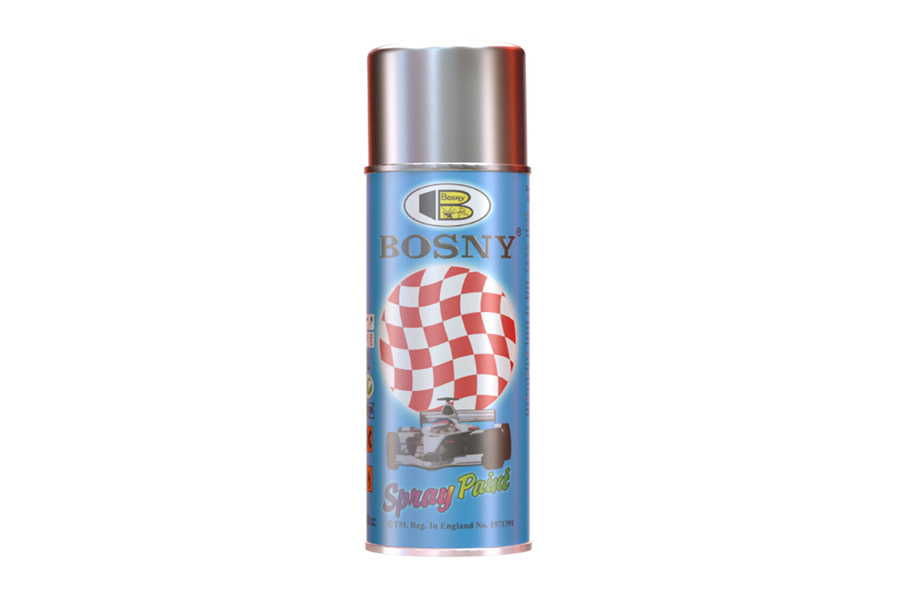 Pintura Spray Aluminio Met&aacute;lico 400ml, BOSNY