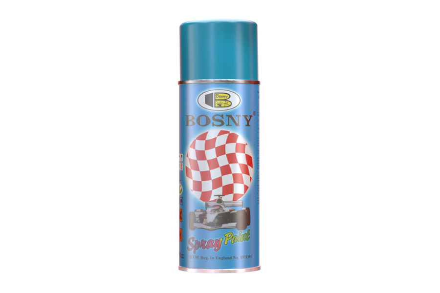 Pintura Spray Laguna Azul Met&aacute;lico Perlado 400ml, BOSNY