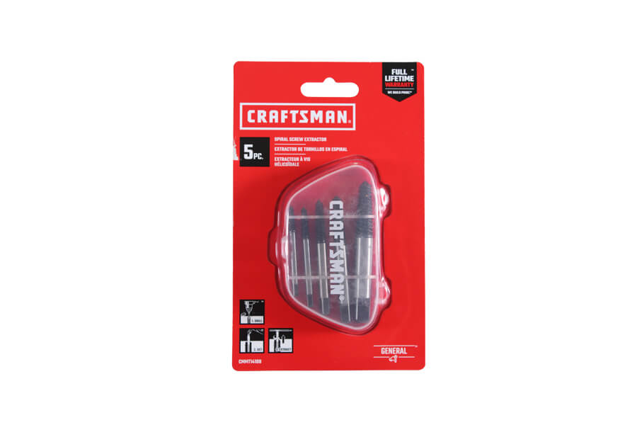 Juego Extractor de Tornillos, CRAFTSMAN