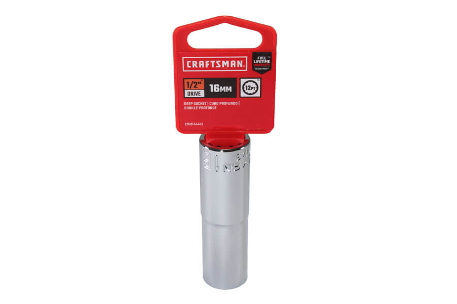 Cubo de Profundidad, 1/2 Pulgadas, 16mm 12 Puntos, CRAFTSMAN