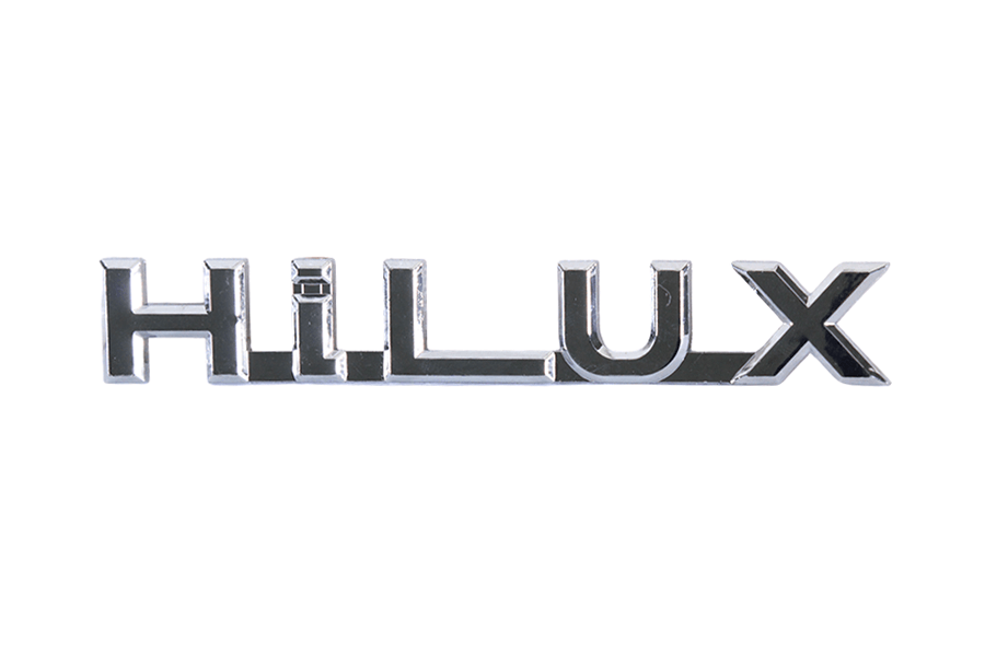 Emblema Cromado Letras, HILUX