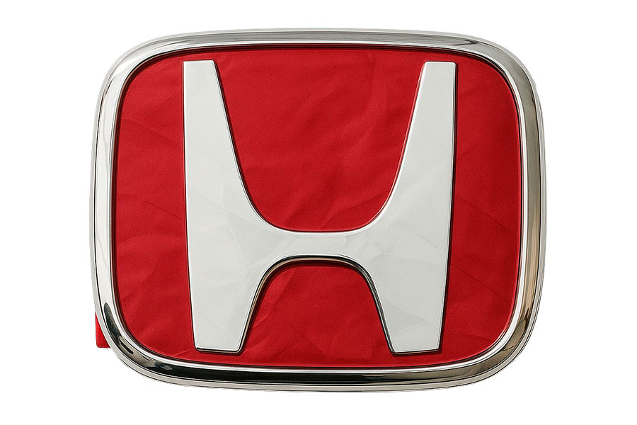 Emblema Delantero, Rojo, 11 cm, Honda
