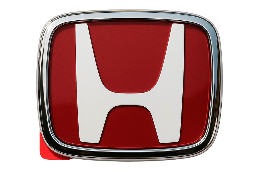 Emblema Honda Rojo Peque&ntilde;o