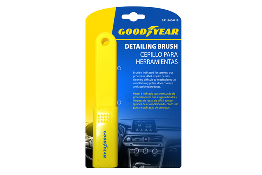 Cepillo para Detallado y Limpieza Automotriz, GOODYEAR 