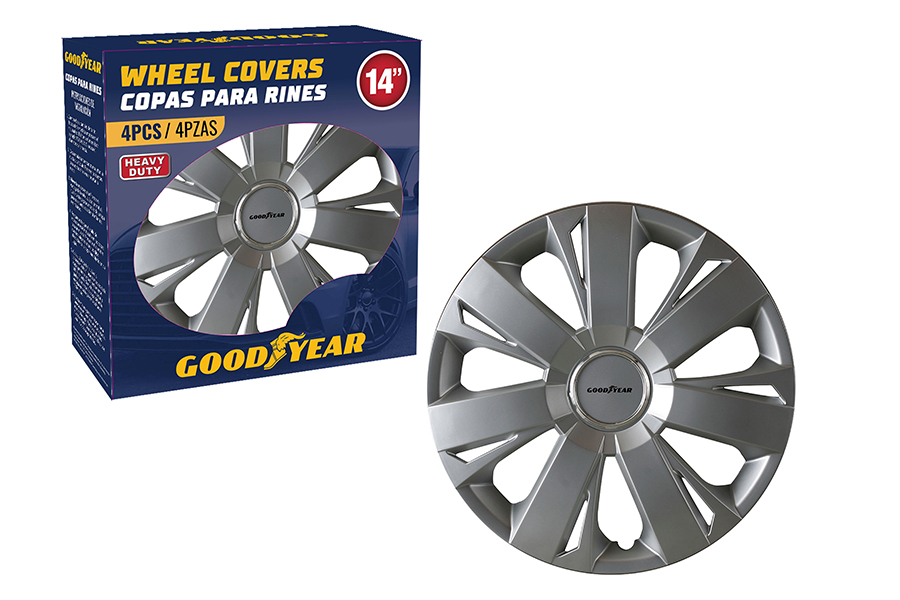 Juego de Copas, Silver, 14 Pulgadas, GOODYEAR