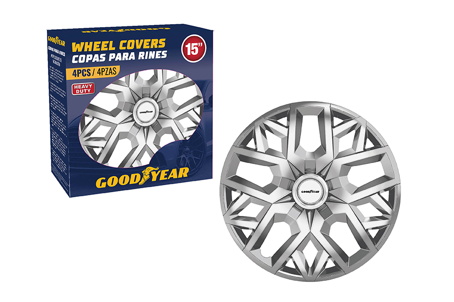 Juego de Copas, Silver, 15 Pulgadas, GOODYEAR