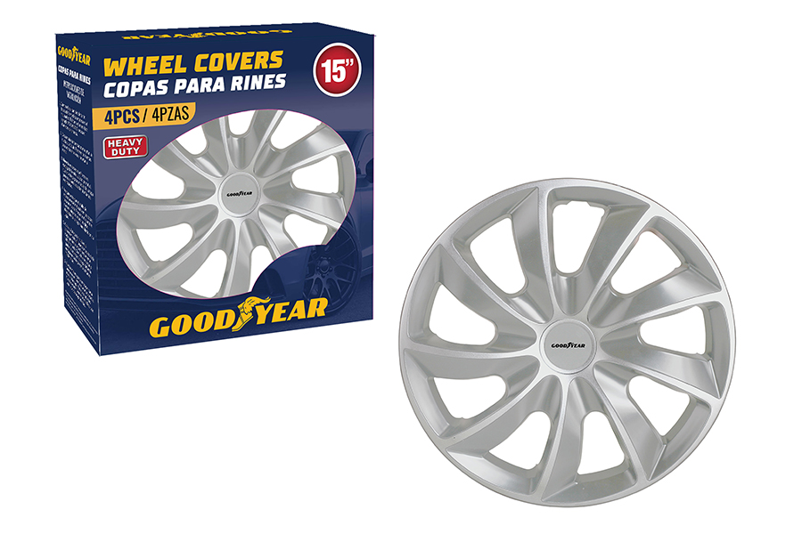 Juego de Copas, Silver, 15 Pulgadas, GOODYEAR
