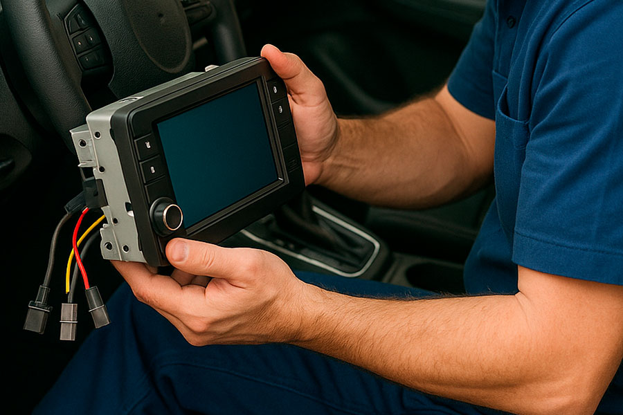 Instalación de Radio con Pantalla