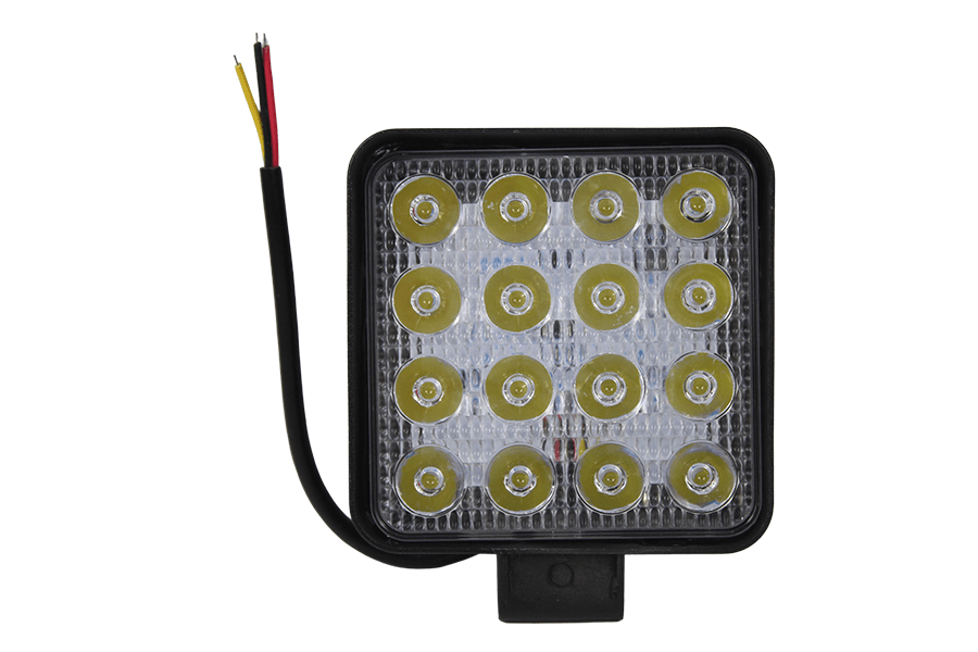 Hal&oacute;geno LED Rectangular, 4 pulgadas, LEAF AUTO