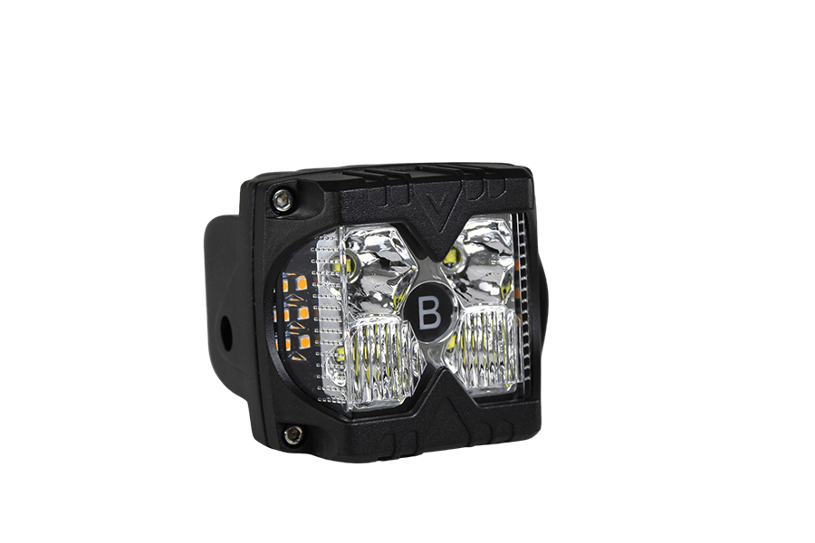 Hal&oacute;geno LED Cuadrado, DRL Blanco, LEAF AUTO
