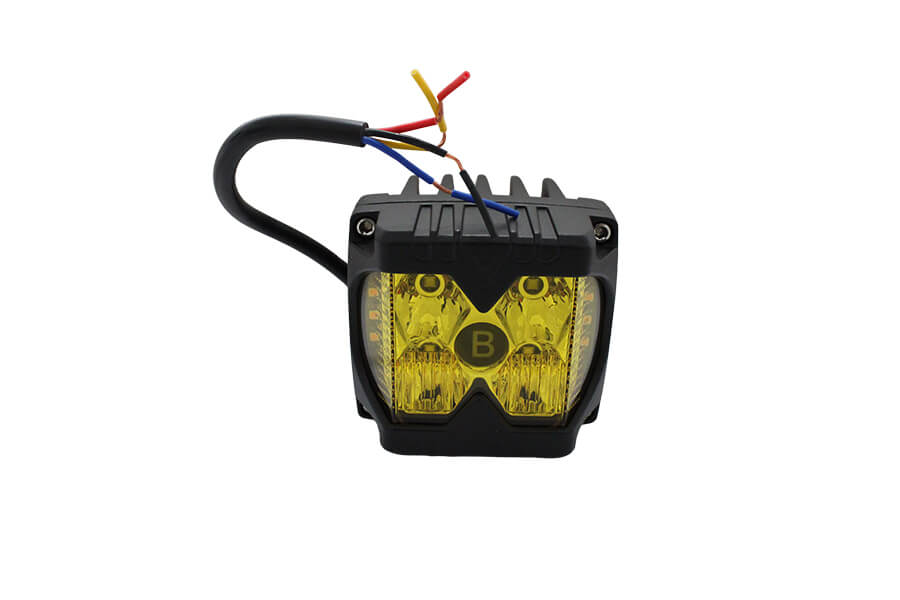 HALOGENO RECT.3 C/DRL AMARILLO