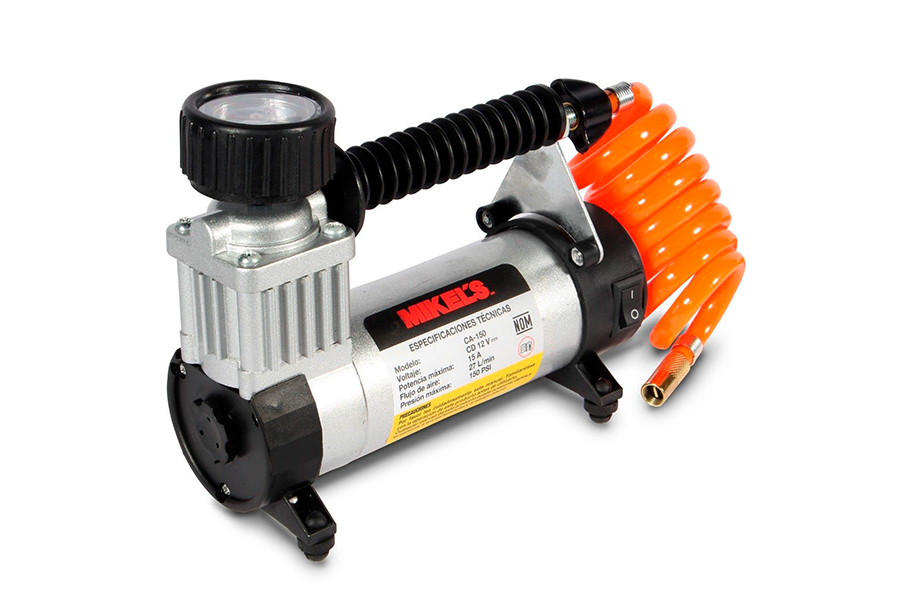 Inflador El&eacute;ctrico 12 Voltios, 150 PSI, MIKEL'S