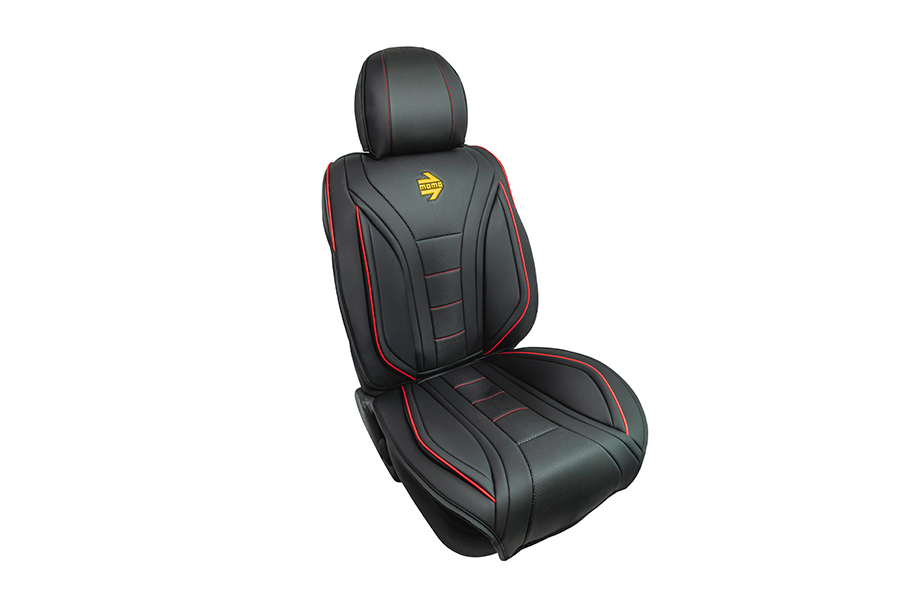 Cobertor de Asiento PRO, Negro/Rojo, MOMO