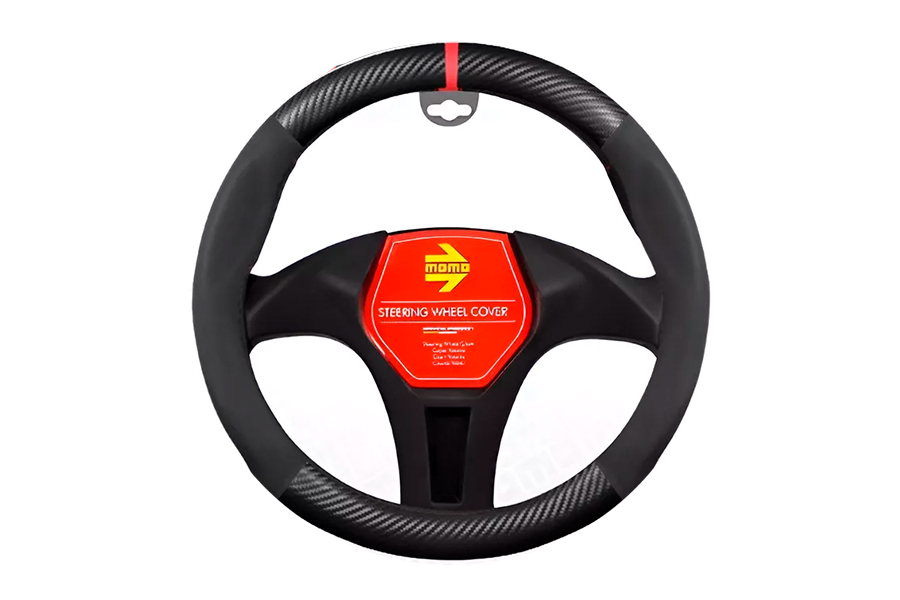 Cobertor Volante Negro/Rojo, MOMO