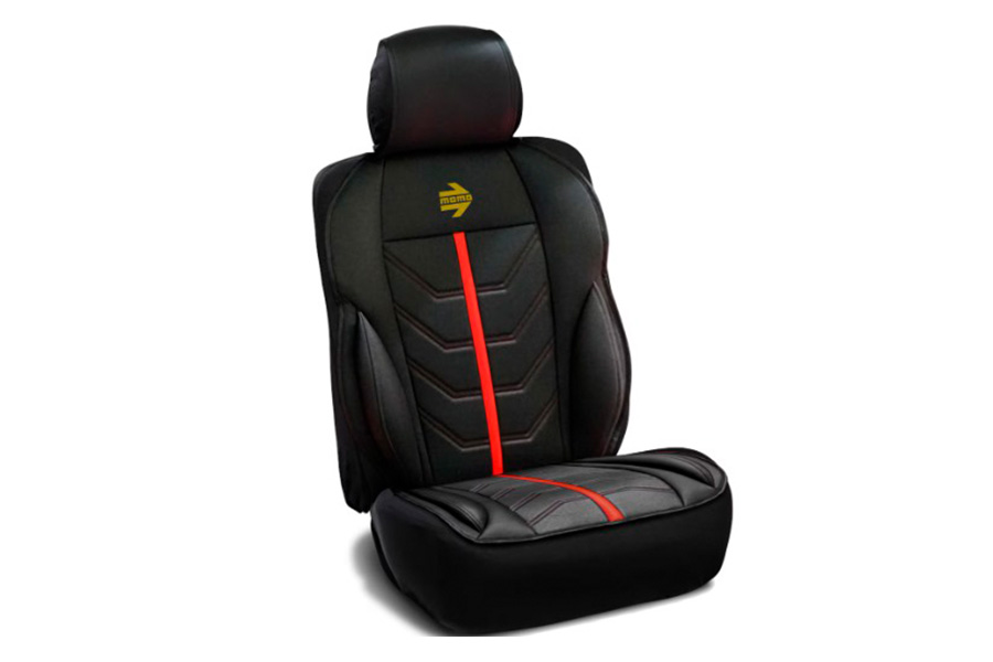 Respaldar de Asiento, Rojo/Negro, MOMO 