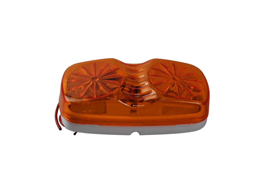 FAROL CARR PLAST AMBAR 4LED