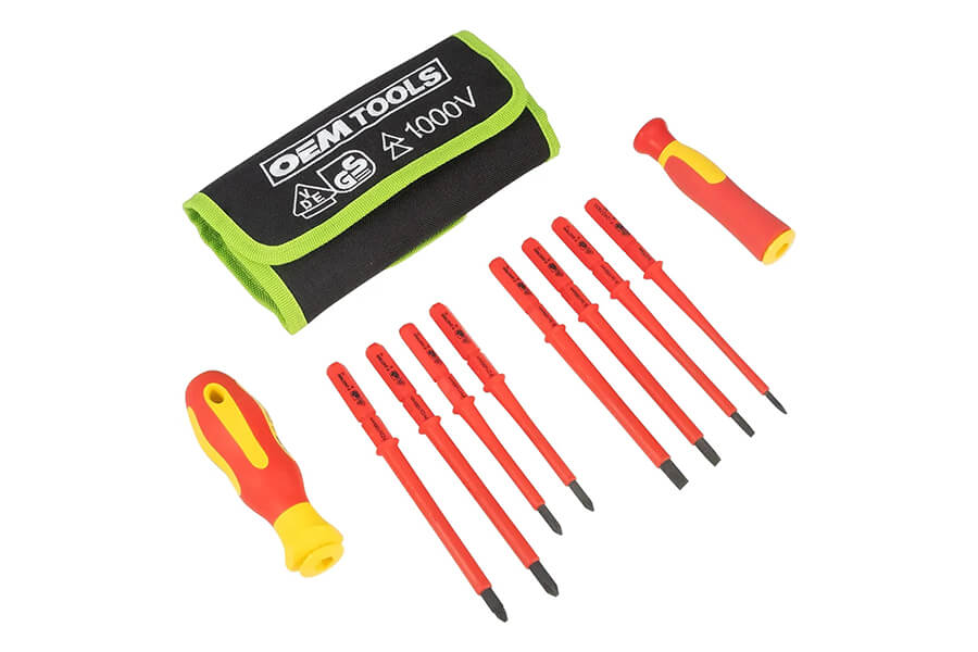 JUEGO DESATORNILLADORES AISLADOS 10