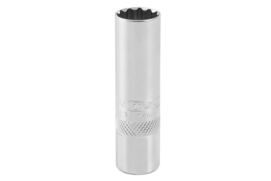 Cubo para Buj&iacute;a de 12 pts, 14mm, 3/8, OEMTOOLS
