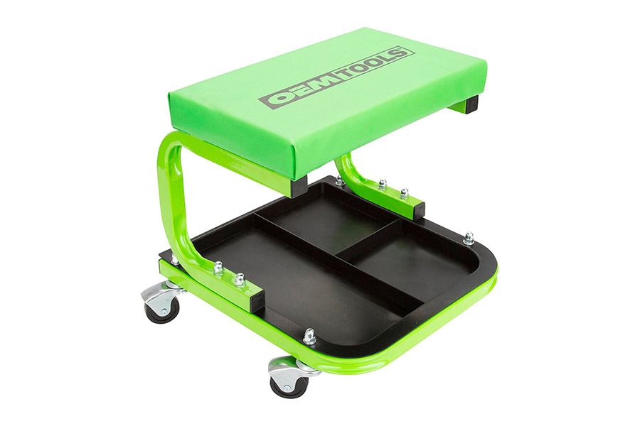 Silla para Mec&aacute;nicos con Ruedas y Bandeja, OEMTOOLS