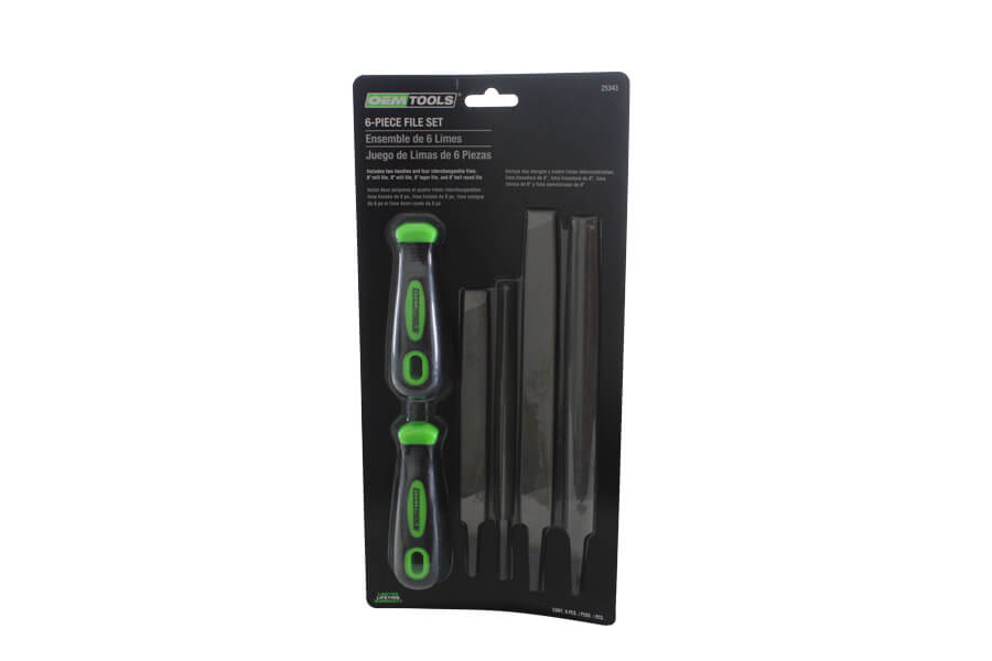 JUEGO DE LIMAS DE 6 PZS