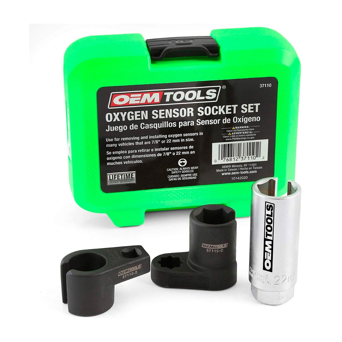 Juego de 3 Cubos para Sensor de Ox&iacute;geno, OEMTOOLS