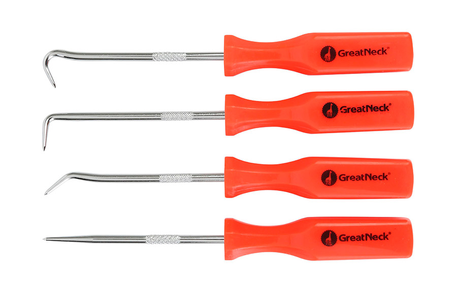 Juego de 4 Piezas de Gancho y Punzo, GreatNeck