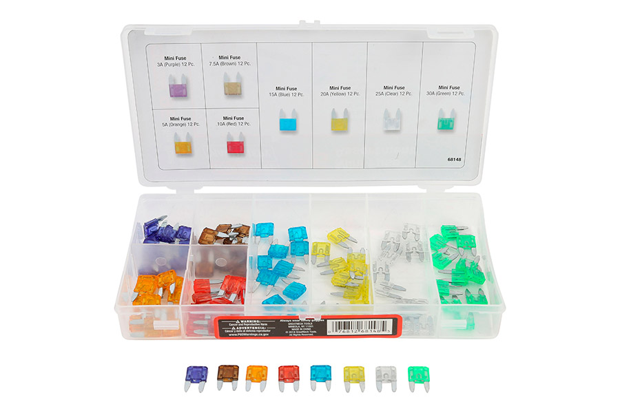 Juego de 96 Mini Fusibles Varios, Hardware Machinery