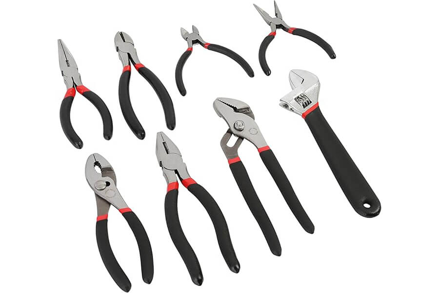 Juego de 8 Alicates Varios, GREATNECK