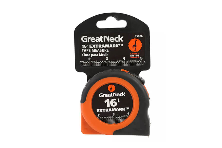 Cinta M&eacute;trica 16 pies, 3/4 Pulgadas, GREAT NECK
