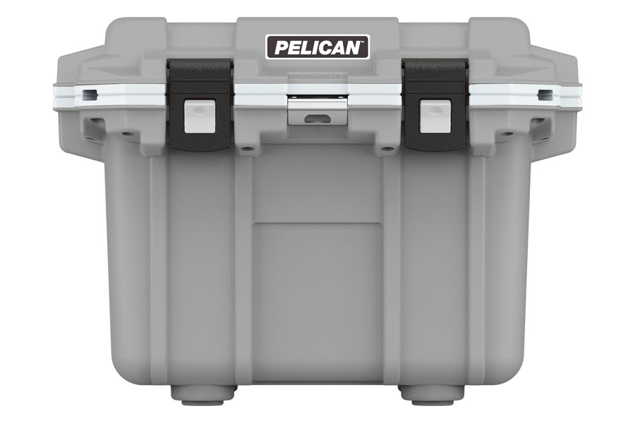Hielera de 30 QT, Gris Cemento / Blanco, PELICAN