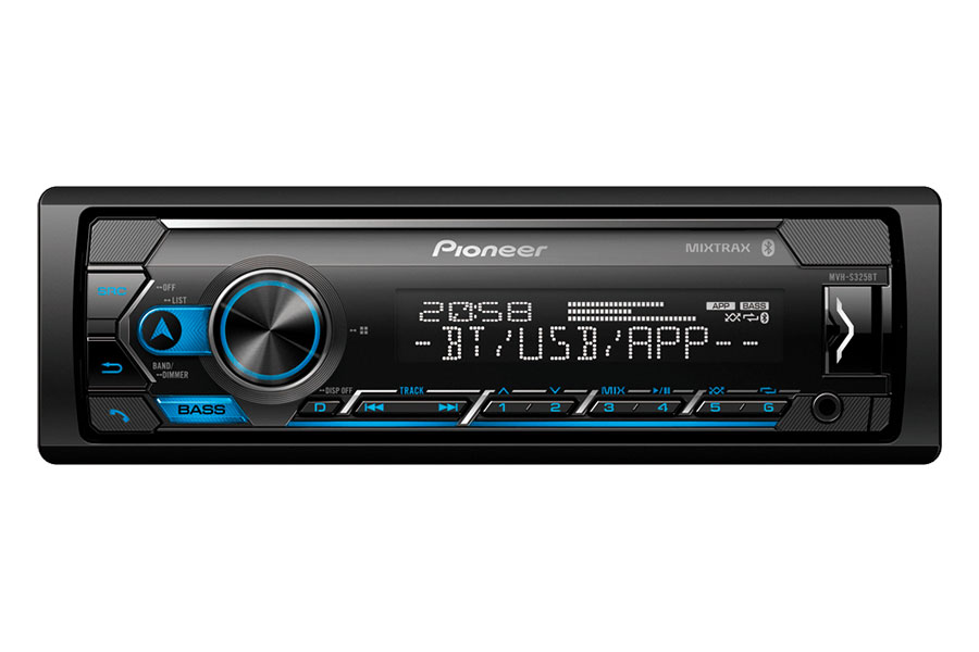 Radio 1 DIN con AUX/BT/USB, PIONEER