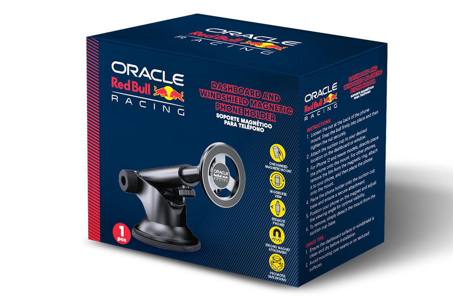 Soporte Celular con Ventosa para Vidrio, RED BULL RACING