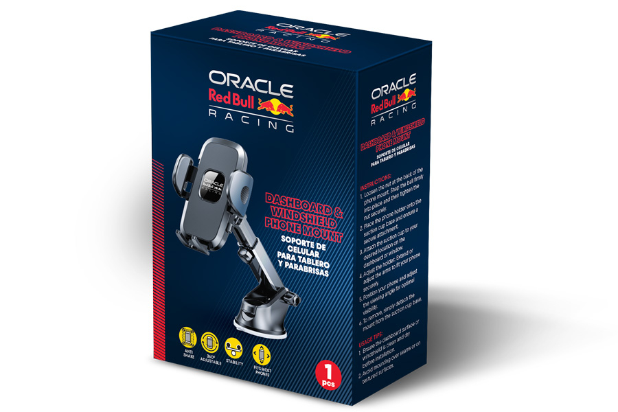 Soporte Celular con Ventosa para Vidrio, RED BULL RACING