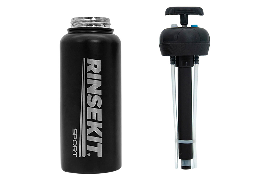 Botella con Modo Spray, 32 Onzas, Negra, RINSEKIT
