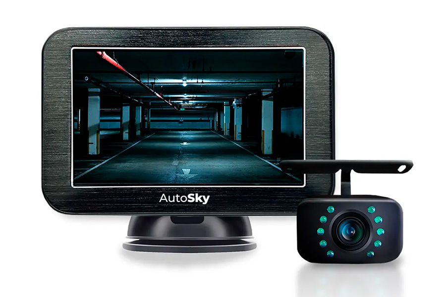 Cámara Reversa Inalámbrica con Monitor de 5 Pulgadas, AUTOSKY