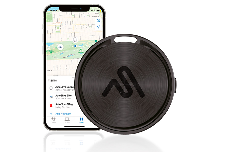 Rastreador Personal Apple Find Me, AUTOSKY