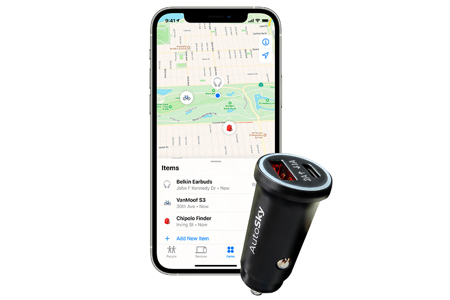 Cargador Inteligente de Celular con GPS Integrado, AUTOSKY
