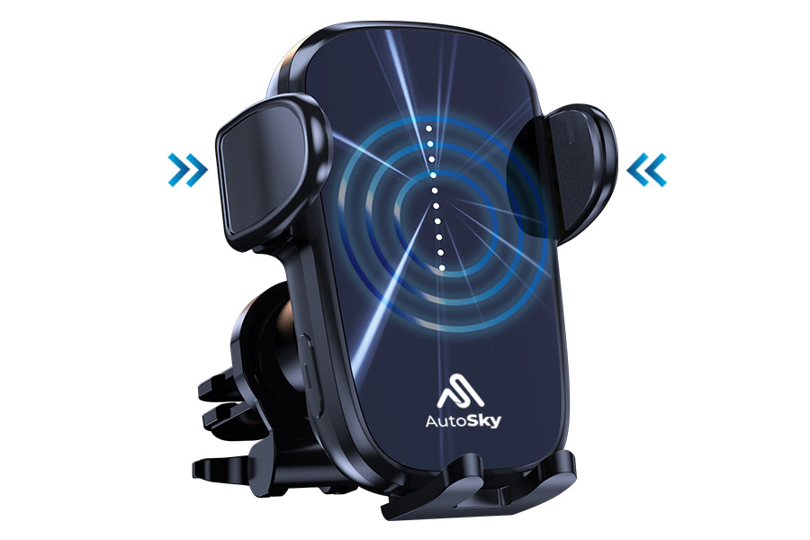 Soporte para Celular con Carga Inal&aacute;mbrica, AUTOSKY