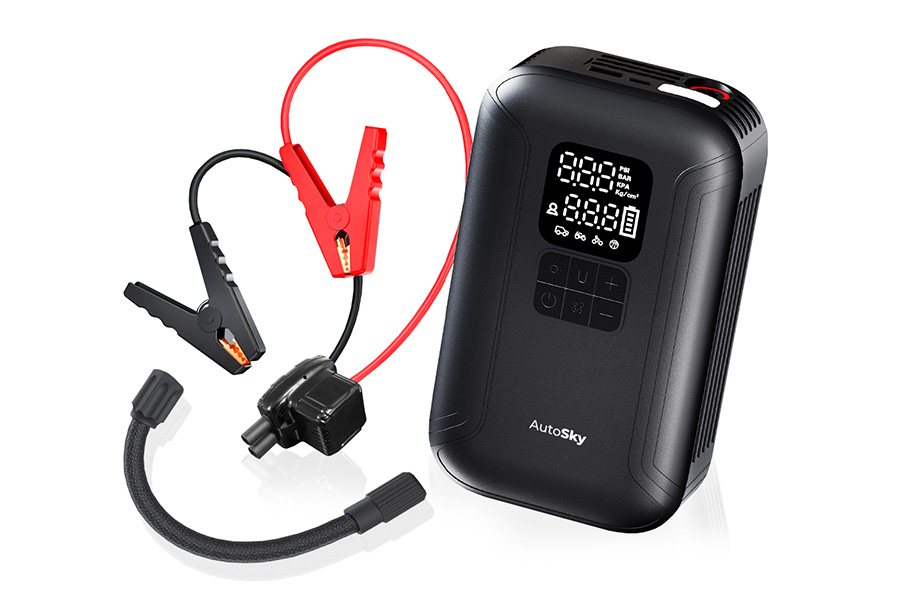 Arrancador de Emergencia con Inflador Portátil, AUTOSKY