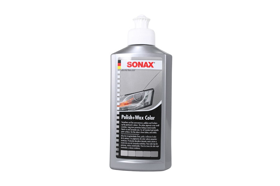 Cera Polish & Wax color Gris 250ml, SONAX