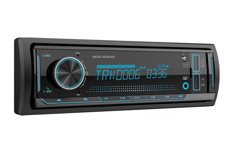 Radio con Bluetooth de 1 Din, STATUS