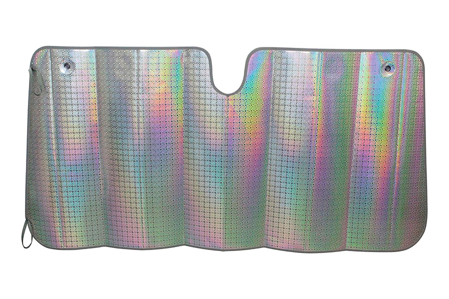 Tapasol Plegable Frontal Plateado, 144 cm x 68.5 cm, SWISS DRIVE