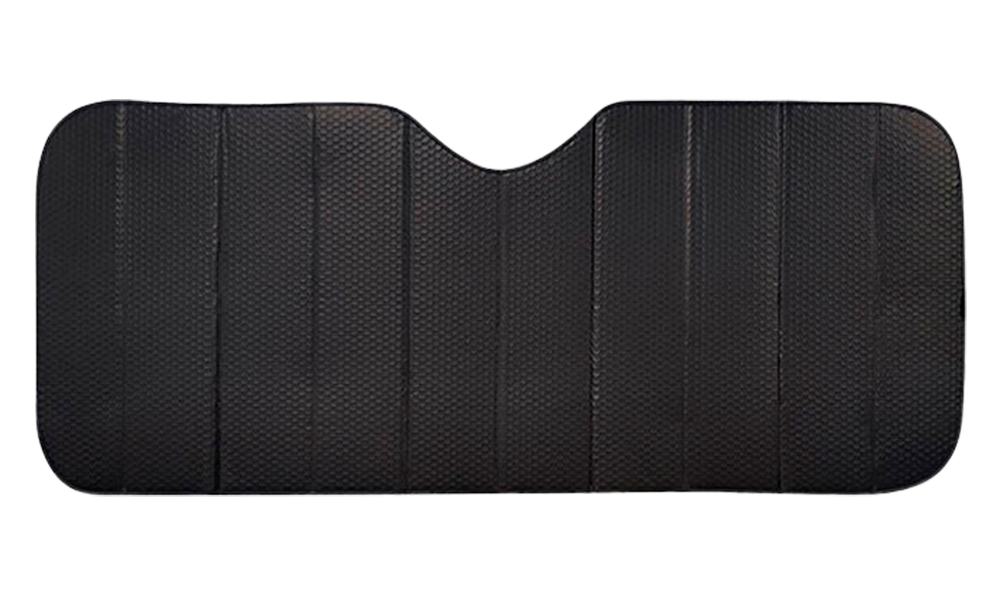 Tapasol Plegable Frontal Negro, 58 cm x 70 cm, SWISS DRIVE 