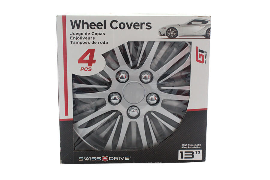 JUEGO DE COPAS 13 SILVER/NEGRO